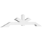 Ekena Millwork Vanguard Architectural Grade PVC Gable Bracket, 84"W x 17 1/2"H x 4"D x 4"F, 5/12 Pitch GBP084X18X0404VAN00 - alternate 1